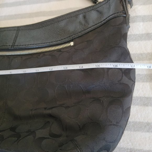 Coach Signature Hobo Shoulder Bag - Picture 7 of 13